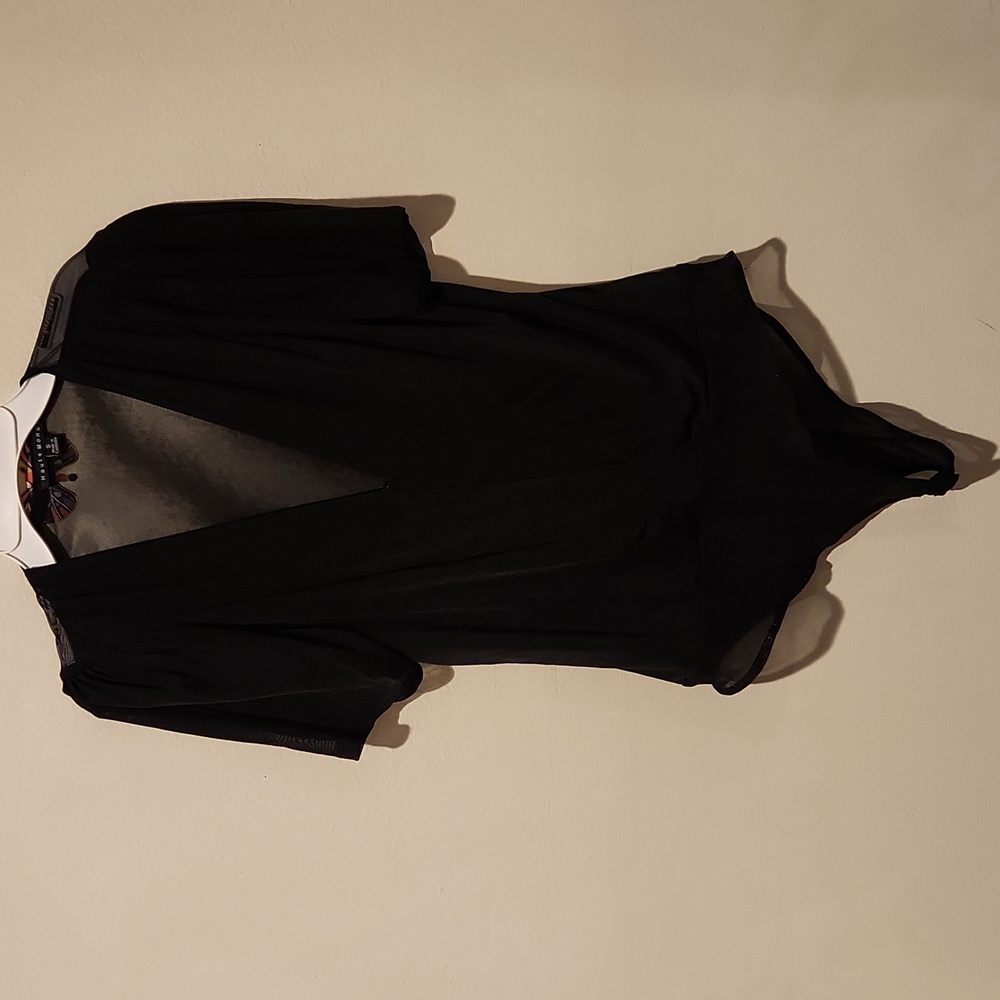 Haute Monde Black Bodysuit